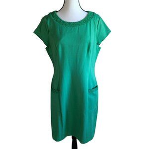 Boden Broderie Ponte Dress – Kelly Green – Size 12